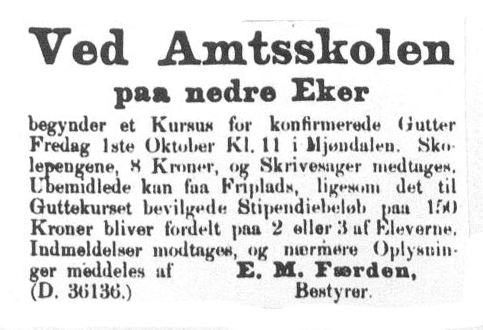 Fil:Buskeruds Blad 09 09 1886 - Amtsskolen paa Nedre Eker.jpg