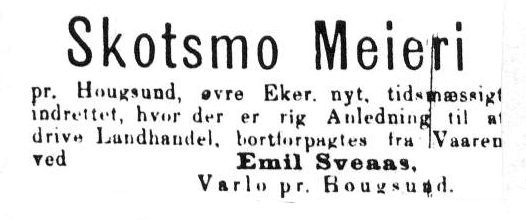 Fil:Buskeruds Blad 10 03 1886 - Annonse, Skotsmo Meieri.jpg