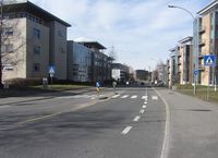 Motiv fra vestre del av Østensjøveien. Foto: Stig Rune Pedersen