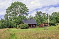 Det er lenge siden husmannen på Østli måtte forsørge en stor familie med magert utkomme. Foto: Leif-Harald Ruud (2022)
