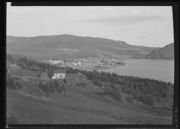 Jordbrukslandskap i Øystre Slidre. Foto: Nasjonalbiblioteket (1948/49)