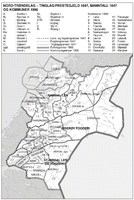 Nord-Trøndelag - tinglag/prestegjeld 1647, manntall 1647 og kommuner 1998