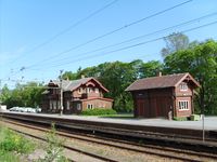 Stasjonsbygningene. Foto: Olve Utne (2007).