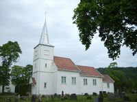 Hakadal kirke lå i Skedsmo prestegjeld fram til 1774. Foto: Olve Utne (2007)