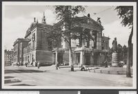 Sett fra Stortingsgata Foto: Nasjonalbiblioteket