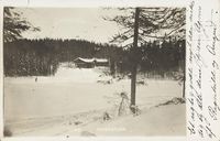 Peisestua med Besserudtjernet. Foto: Nasjonalbiblioteket