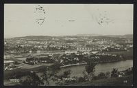 Fylkeshovedstaden Trondheim. Foto: Nasjonalbiblioteket