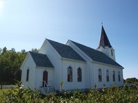 Kjerringøy kyrkje i juli 2009. Foto: Olve Utne .