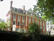 Nr. 10 Palace Green: residens for Norges London-ambassadør, under krigen også kongens hovedkvarter. Foto: Stig Rune Pedersen