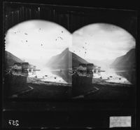 228. 10 ny. Fagernes. Ofoten. Parti av Beisfjorden. Stereoskop - NB bldsa OTO0257 A.jpg