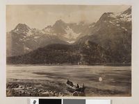 Trerømming i Raftsundet. Foto: Axel Lindahl (1880-åra).