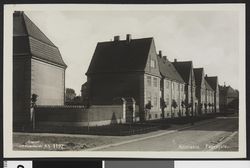 Motiv fra Fayes gate. Foto: Ukjent / Nasjonalbiblioteket