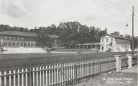 Berg skole 1929. Foto: Sigurd Gran (Nasjonalbiblioteket).