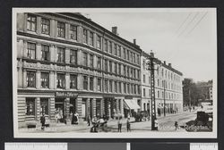 Postkort med motiv fra Sørligata. Foto: Ukjent / J.H. Küenholdt