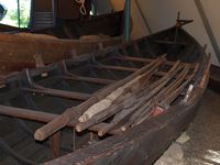 Tiggjumannafør i Båthallen på Norsk Maritimt Museum. Foto: Olve Utne (2009).