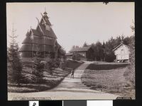 237. 14. Bygdø, Gols Kirke, Hovestuen, Stabur - NB bldsa AL0014.jpg