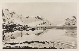 «Vinter ved Kysten». Foto: Anders Beer Wilse/Nasjonalbiblioteket