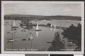 Den opprinnelige bygningen, fotografert omkr. 1920–1925. Foto: Ukjent / Nasjonalbiblioteket