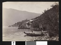 84. 161. Thelemarken, Fagerstrand (Strand) Aftenbelysning - NB bldsa AL0161.jpg