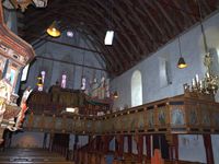 Orgel- og sidegalleri. Foto: Olve Utne (2010).