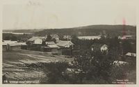 Utsikt over Skotterud. Foto: Carl Normann/Nasjonalbiblioteket (1922).