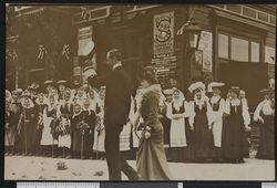 På Otta i Sel kommune. Foto: Ukjent / Nasjonalbiblioteket