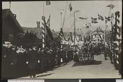 Inntog i Kristiansund. Foto: Ukjent / Nasjonalbiblioteket