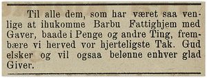 18910124 VT Takk fra Barbu fattighjem.jpg