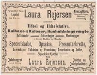 1901: Juleannonse med bredt utvalg (Grimstad adressetidende 12/12 1901)