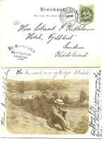 1904: Brevkort til Fredrik Kittelsen (Kilde: Kjell Pedersens samling)