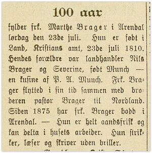 19100719 Stav Aftbl Marthe Brager 100 år.jpg