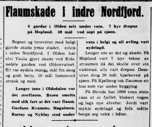 19410718 Firda folkeblad om flom i olden.jpg