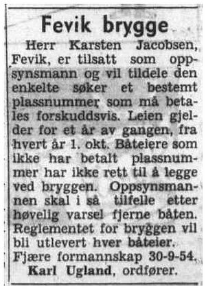 19541001 agdp oppsynsmann fevik brygge.jpg