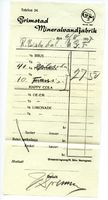 1957: Kvittering ved Paul Svennevig (Fra Ole Ugland)