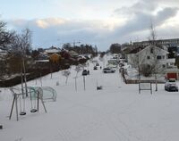 2019, omtrent samme utsnitt som på bildet fra 1939. Foto: Amund Nedland