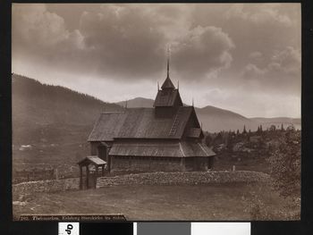 202. Thelemarken, Eidsborg Stavekirke fra Siden - NB bldsa AL0202.jpg