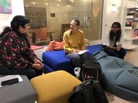 Frivillighet Norge intervjuet DTA 22. november 2022. Foto: Baheerathy Kumarendiran.