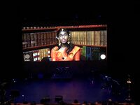 Visning av infovideo om tamil prosjektet på Norway Tamil Sangam sin 44-årsjubileet (29.01.2023)