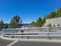 Nedkjørselen til nasjonalt minnested på Utøyakaia. Foto: Eva Rogneflåten, 2022