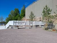 Nasjonalt minnested på Utøyakaia, nesten ferdig til offsiell åpning 18.06.2022. Foto: Eva Rogneflåten, 2022