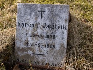 23668 Karen T Jægtvik 1926-28 (gravminne).jpg