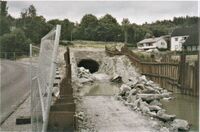 Juni 2003: Fjelltunnelen tar form.