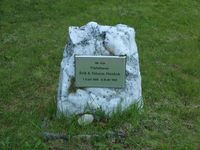 Gravminnet over Erik Nilsson-Mankok på gravstaden i Fatmomakke. Foto: Olve Utne (2012).