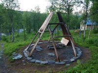 Kåteramme. Foto: Olve Utne (2012).