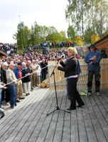 Ordfører Anita Orlund sto for den høytidelige åpningen 27. september 2009.