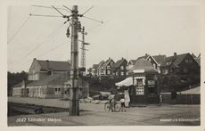 Lilleaker stasjon. Postkort fra omkring 1920. Foto: J.H. Küenholdt