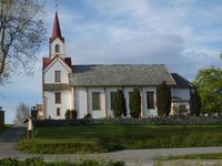 Kyrkja frå sør. Foto: Olve Utne (2008).