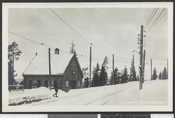 Lia/Voksenlia stasjon. Fotograf ukjent/Nasjonalbibliotekets bildesamling