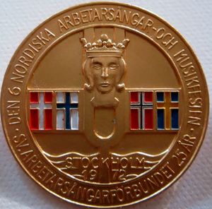 6. nordiska arbetarsångar- och musikerfesten. Stockholm 1972.JPG