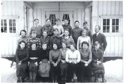 6.kl Jansløkka 1933. Klikk på bildet for å se navn.